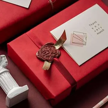 RUSPEPA Kraft Paper Roll - 17.5 inches x 32.8 feet - Recyclable Paper Perfect for Wrapping, Craft, P...