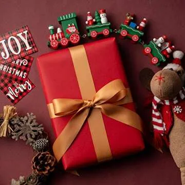 RUSPEPA Kraft Wrapping Paper - Eco-Friendly Durable Roll