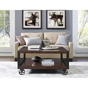 Novogratz DE92239 Southampton Wood Veneer Coffee Table, Espresso