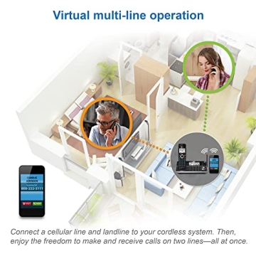 AT&T DLP73510 5-Handset Cordless Phone with Bluetooth