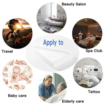 Disposable Soft Massage Table Sheets Set - 50 PCS