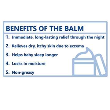 Aveeno Baby Eczema Therapy Nighttime Balm for Sensitive Skin