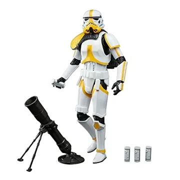 STAR WARS The Black Series Artillery Stormtrooper Toy 6-Inch-Scale The Mandalorian Collectible Figur...