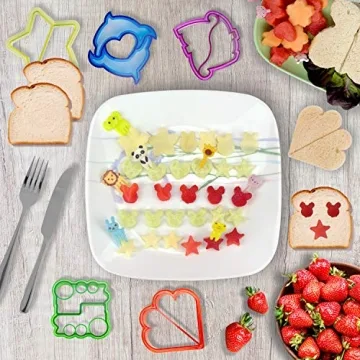 Sandwich Cutters for Kids - 35-Piece Fun Food Set