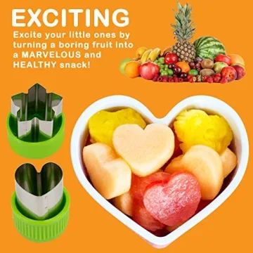 Sandwich Cutters for Kids - 35-Piece Fun Food Set