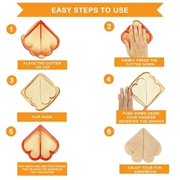 Sandwich Cutters for Kids - 35-Piece Fun Food Set