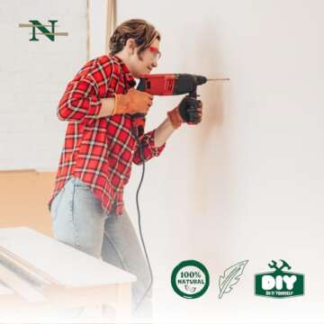 Nelson Wood Shims - DIY Bundle Wood Shims 8-Inch Shims, High Performance Natural Wood, 100% Kiln Dried - 1 Pack (12 Shims Total)