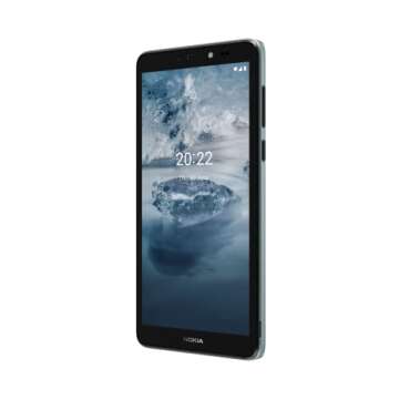 Nokia C2 2E | Android 11 (Go Edition) | Unlocked Smartphone | All Day Battery | Dual SIM | 2/32GB | 5.7-Inch Screen | International Version | Blue