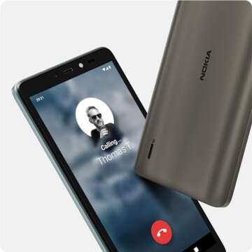 Nokia C2 2E | Android 11 (Go Edition) | Unlocked Smartphone | All Day Battery | Dual SIM | 2/32GB | 5.7-Inch Screen | International Version | Blue