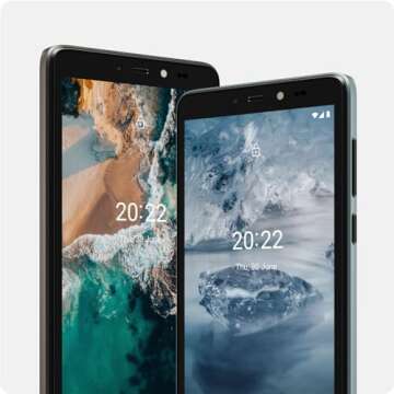 Nokia C2 2E | Android 11 (Go Edition) | Unlocked Smartphone | All Day Battery | Dual SIM | 2/32GB | 5.7-Inch Screen | International Version | Blue