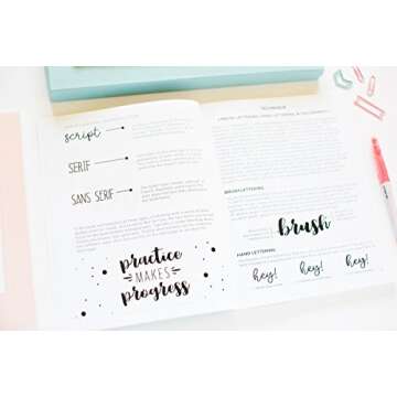 CreateSpace Classics Lettering and Modern Calligraphy: A Beginner's Guide: Learn Hand Lettering and Brush Lettering