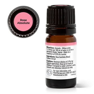 Plant Therapy Rose Absolute Essential Oil 100% Pure and Natural 5 mL