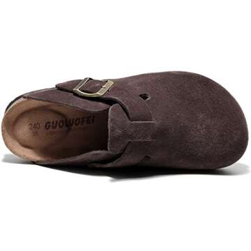 guoluofei Clogs For Women, Womens Clogs- Mules House Slipers With Arch Support And Adjustable Buckle