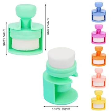 Yoseng 6 Pack Craft Ink Blending Brushes for Artists