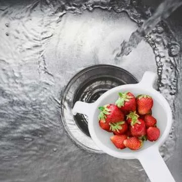 HIC Kitchen Double-Ear Fine Mesh Strainer, BPA Free, 4-Inch