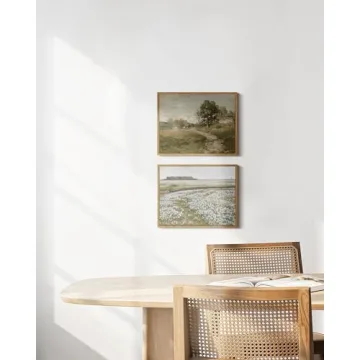 InSimSea Vintage Framed Canvas Wall Art for Home