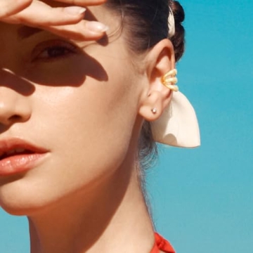 Stylish Gold Non-Pierced Ear Cuffs for Women