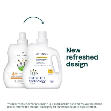 ATTITUDE Liquid Laundry Detergent - EWG Verified & Eco-Friendly