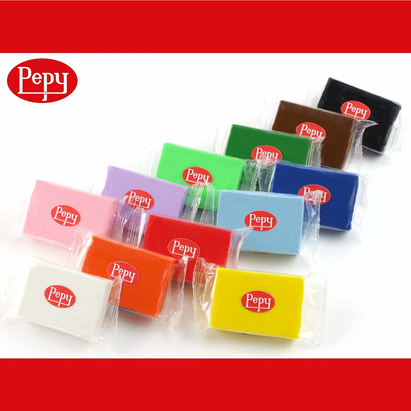 Pepy Plastilina Modeling Clay Gift Set - 24 Bars