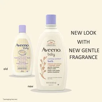 Aveeno Baby Calming Comfort Bath 8 oz for Peaceful Sleep