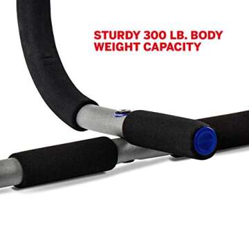 Perfect Fitness Multi-Gym Doorway Pull Up Bar and Portable Gym System, Sport, black,grey,silver