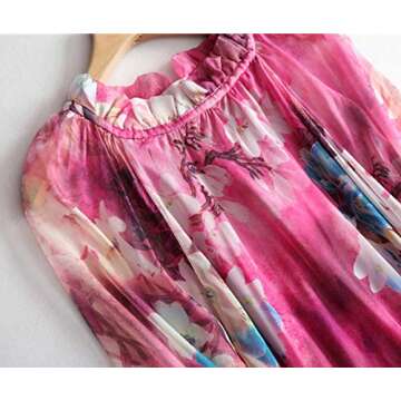 MedeShe Long Sleeve Floral Maxi Dress for Every Occasion