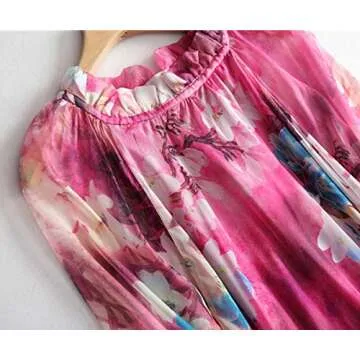 MedeShe Long Sleeve Floral Maxi Dress for Every Occasion