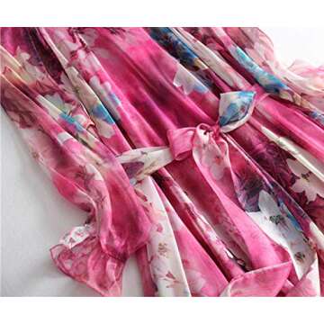 MedeShe Long Sleeve Floral Maxi Dress for Every Occasion