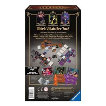 Ravensburger Disney Villainous: Evil Comes Prepared - Strategy Board Game for Ages 10 & Up | Stand-Alone & Expansion | 2019 Toty Game of The Year Award Winner, 2020 Finalist