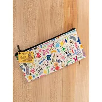 Durable Blue Q Pencil Case - Eco-Friendly & Stylish