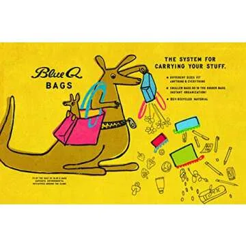 Durable Blue Q Pencil Case - Eco-Friendly & Stylish