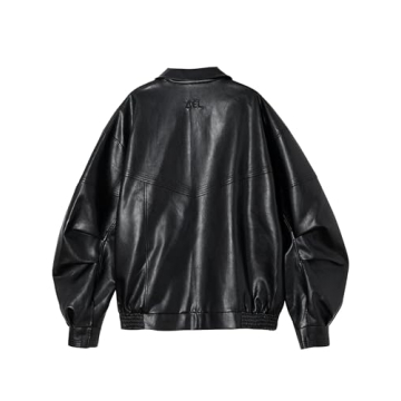 Aelfric Eden Womens Faux Leather Motorcycle Bomber Jacket