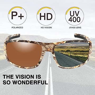 Polarized Sport Sunglasses for Driving & Outdoor