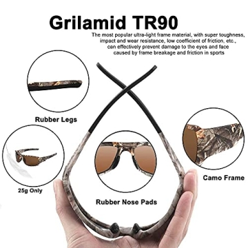 Polarized Sport Sunglasses for Driving & Outdoor