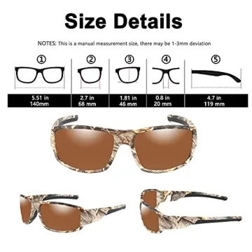 Polarized Sport Sunglasses for Driving & Outdoor
