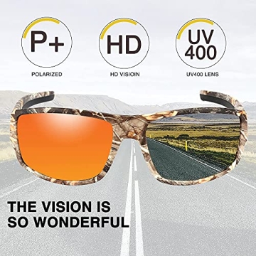 Polarized Sport Sunglasses for Driving & Outdoor