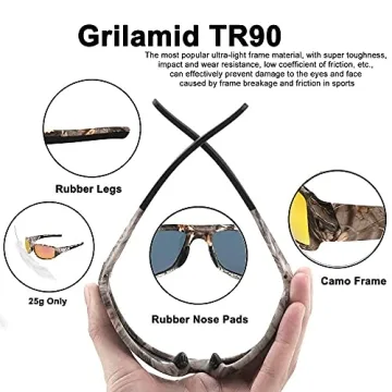 Polarized Sport Sunglasses for Driving & Outdoor