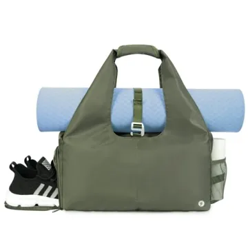 Sportsnew Yoga Gym Bag for Women - Versatile Design with Shoe Compartment & Wet Dry Storage