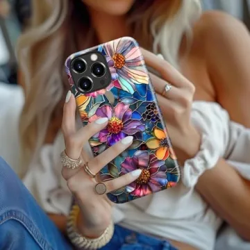 STARVIP iPhone 15 Pro Case with Cute Wildflower Design