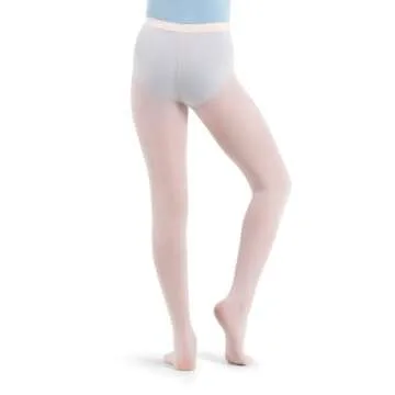 Capezio Girls Hold & Stretch Footed Tights - Ballet Pink