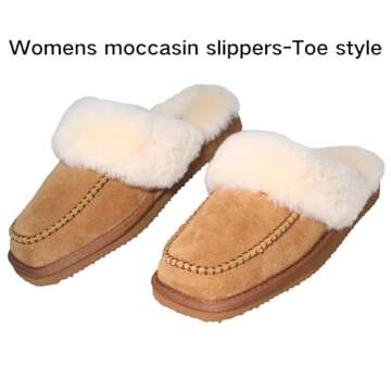 PEDOQU Womens Fluff Memory Foam Slippers Ladies Arch Support Warm Scuff Slippers Slip on Comfy Winter House Shoes with Non-Slip Indoor Outdoor Hard Sole