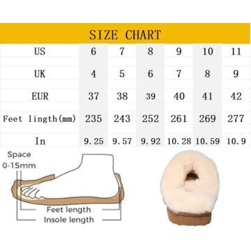 PEDOQU Womens Fluff Memory Foam Slippers Ladies Arch Support Warm Scuff Slippers Slip on Comfy Winter House Shoes with Non-Slip Indoor Outdoor Hard Sole