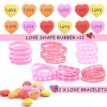 84 pcs Valentine's Day Party Favors Set for Kids