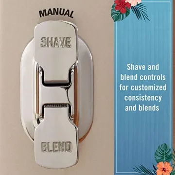 Margaritaville Bali Frozen Concoction Maker with Self-Dispensing Lever, Automated Drink Mixer for Smoothies, Margaritas, Daiquiris, and Colada, 60 oz. Jar, Gray