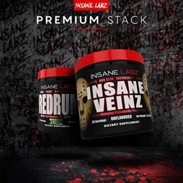 Insane Labz Insane Veinz Non-Stimulant NO Booster Powder