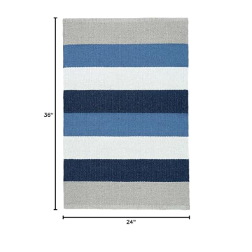 Dash and Albert Ocean Stripe Rug - Stylish and Durable