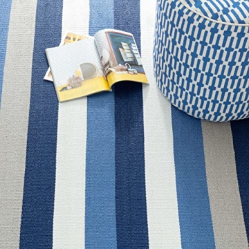 Dash and Albert Ocean Stripe Rug - Stylish and Durable