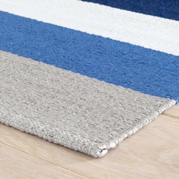 Dash and Albert Ocean Stripe Rug - Stylish and Durable