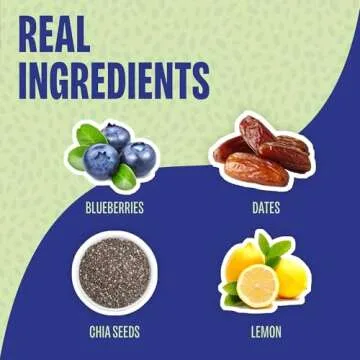 Chia Smash Blueberry Jam | Low-Calorie, No Sugar Added Keto Jam with Upcycled Fruit & Chia Seeds | Vegan, Paleo Superfood Fruit Spread (1 Jar)