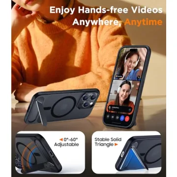 Temdan Magnetic Case for iPhone 15 Pro Max - Slim & Shockproof